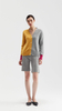 Color Blocking Pure Cashmere Women Cardigan Manufacturer