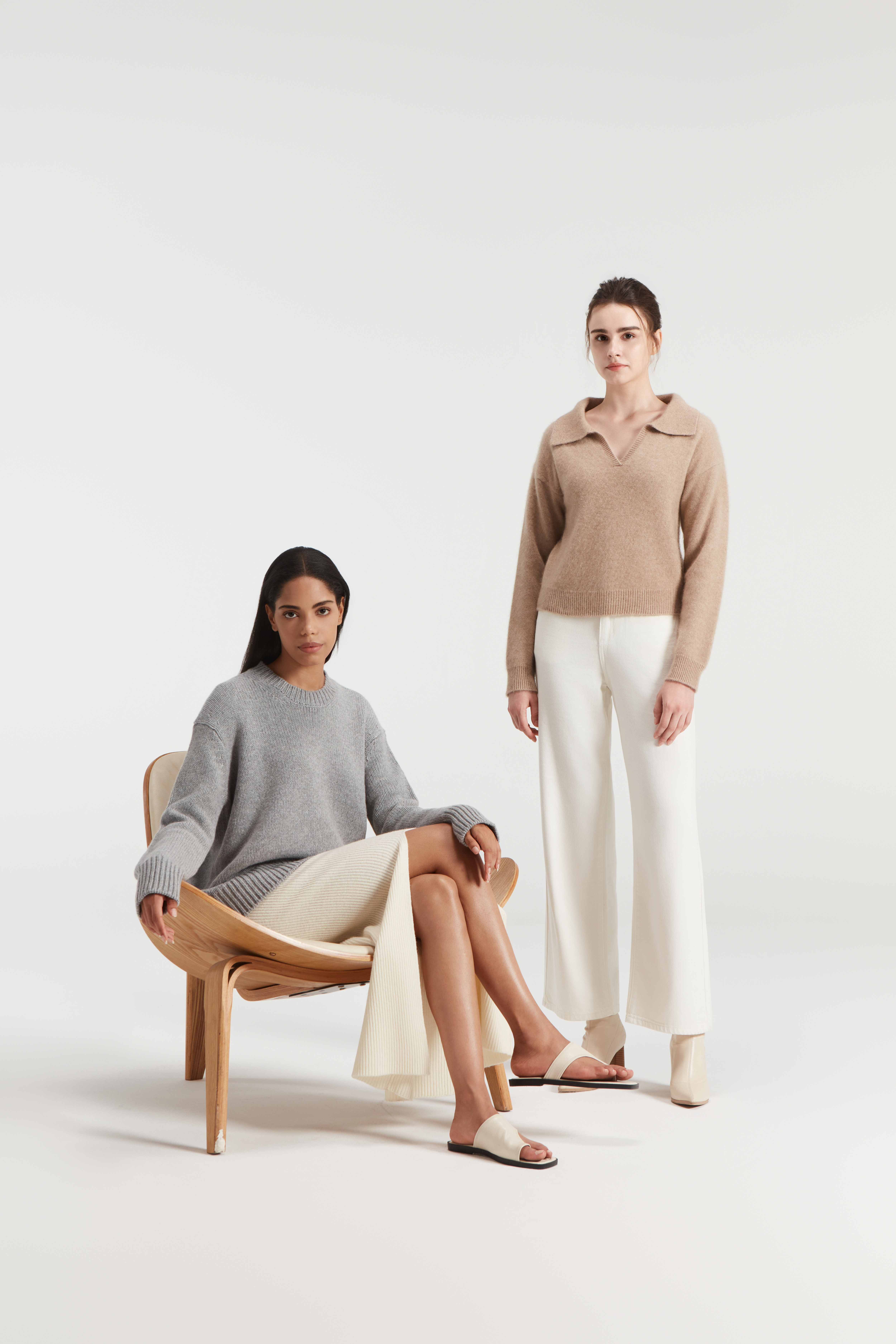 Luxurious 100% Cashmere Knitted Hoodie for Ultimate Comfort
