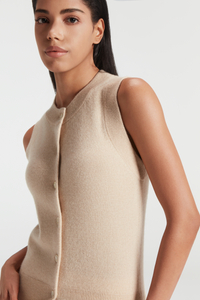 Women's pure Cashmere Button Cardigan 