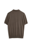 MEN'S SOILD COLOR POLO T-SHIRT SILK COTTON BLENDED