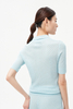 Women's Wool Pointel Polo T-shirt