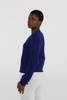 Premium Navy Cashmere Cardigan Sweater