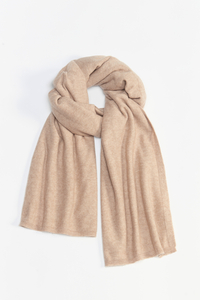 Wool And Cashmere Blend Solid Scarf