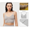 Luxurious 100% Cashmere Knitted Sport Bra for Ultimate Comfort