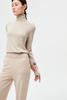 Women's Cashmere Turtleneck Long Sleeve Pullover