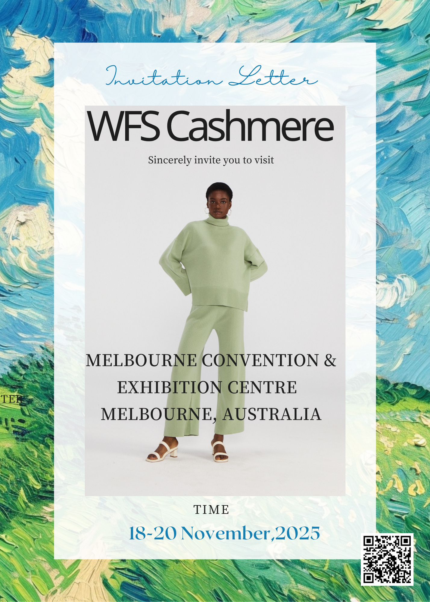 WFS CASHMERE invite you to visit MELBOURNE CONVENTION！