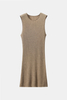 Women's Sleeveless Crew Neck Dress