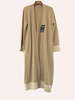 Wool Cashmere Mixed 7 Gauge Women’S Long Cardigan