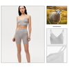 Luxurious 100% Cashmere Knitted Sport Bra for Ultimate Comfort