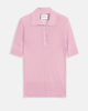 Women's pointelle polo shirt