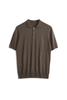 MEN'S SOILD COLOR POLO T-SHIRT SILK COTTON BLENDED