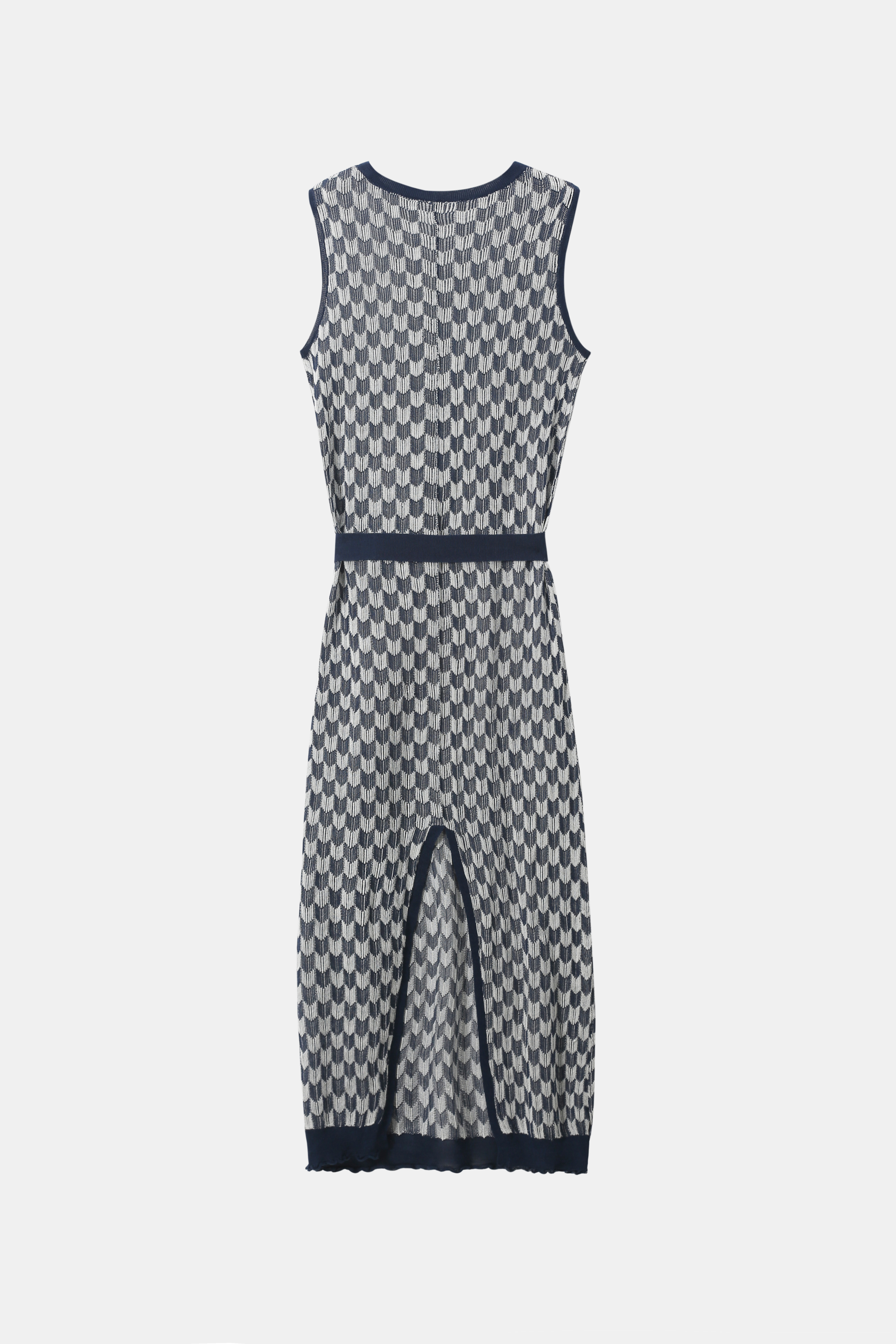 Silk Long Sleeveless Dress