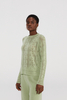 Lightweight Cashmere Sweater with Openwork Design