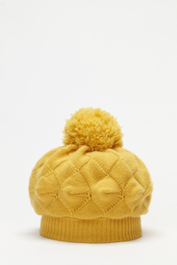 Winter Yellow Pumpkin Hat 