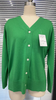 Women's V neck Pure Cashmere Button Cardigan 