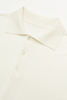 MEN'S SILK COTTON POLO WITH THREE MOTHER-OF-PEARL BUTTONS