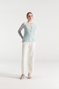Lightweight & Half-transparent Women′s Air Wool Sweater