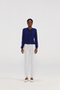 Premium Navy Cashmere Cardigan Sweater