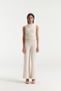 Women's White Pure Cashmere Tank Top 