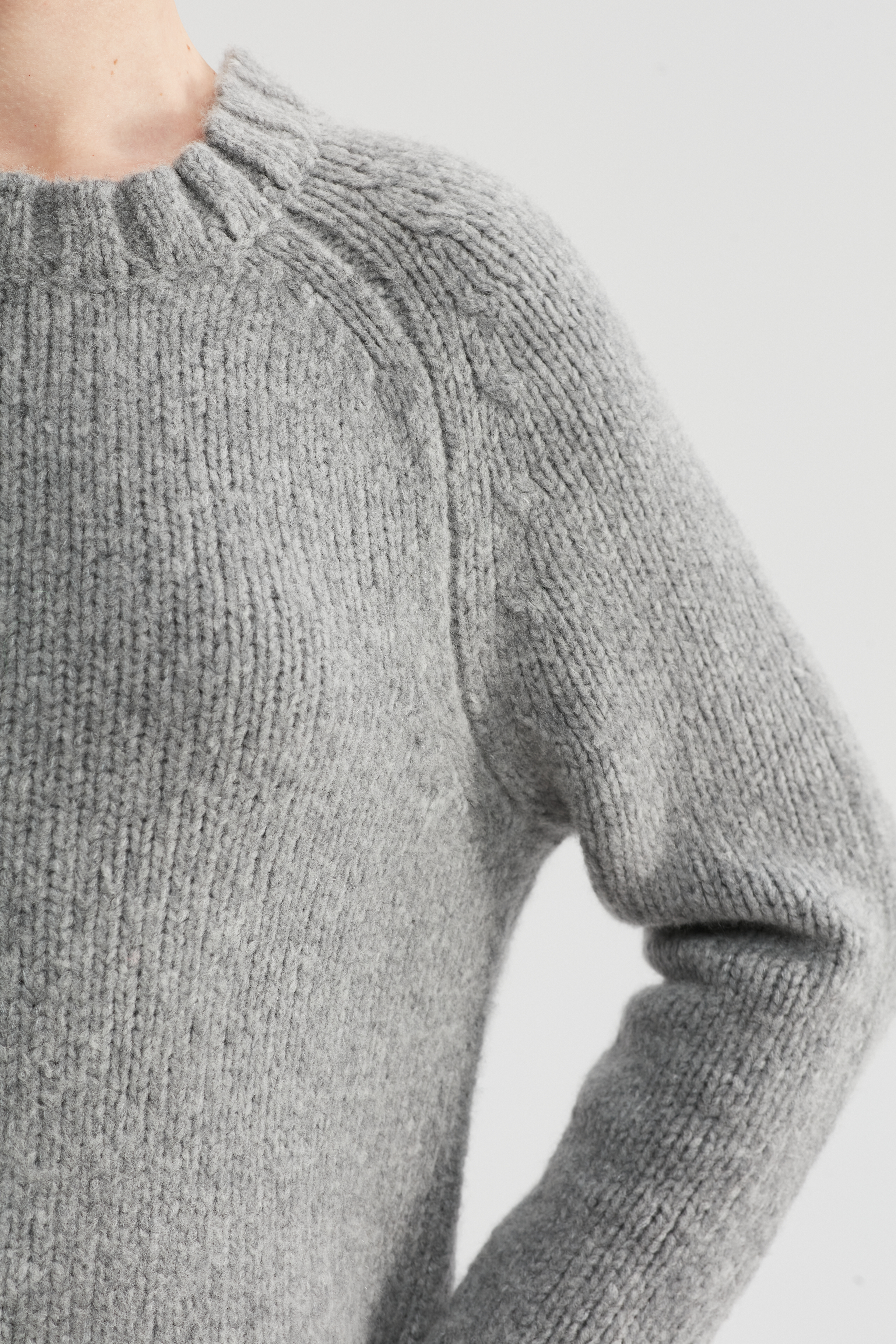 Crewneck Cashmere-blend Sweater