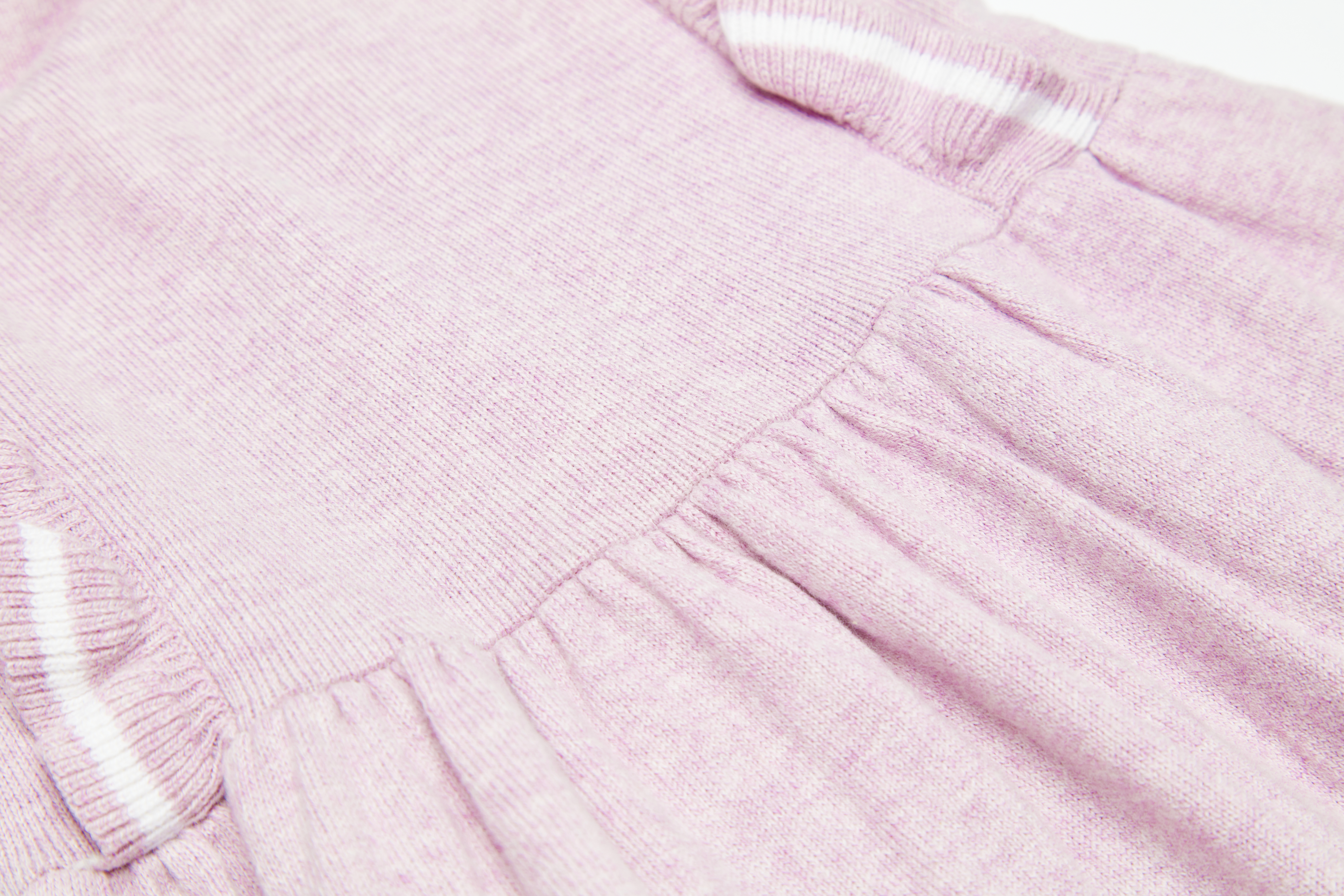 KID'S PINK COTTON CASHMERE DRESS