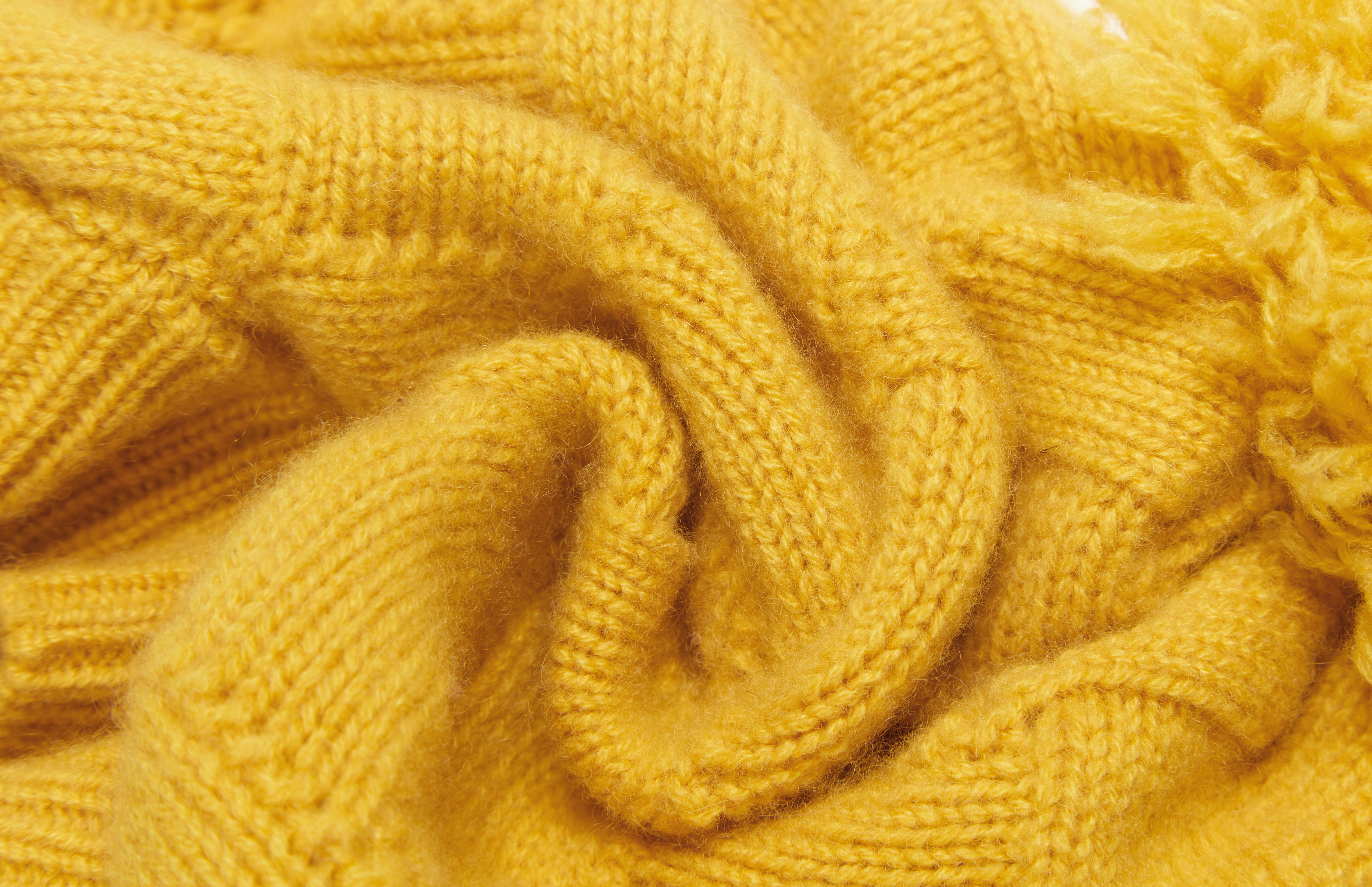 Winter Yellow Pumpkin Hat 