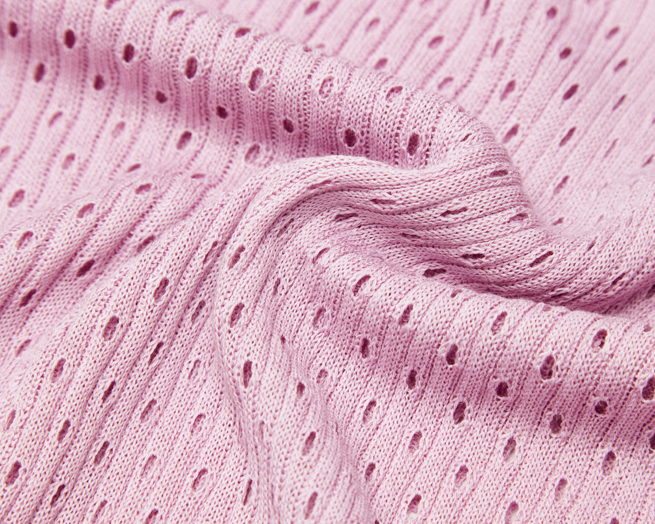 Women's pointelle polo shirt