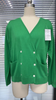 Women's V neck Pure Cashmere Button Cardigan 