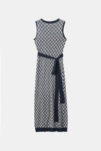 Silk Long Sleeveless Dress