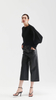 Fashion Design Black Cashmere Crewneck Sweater