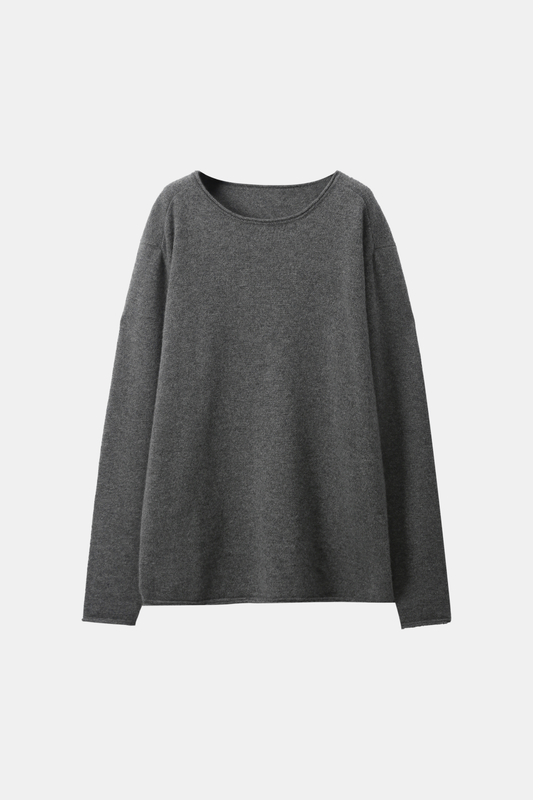 Thin Black Crew Neck Jumper