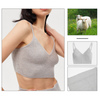Luxurious 100% Cashmere Knitted Sport Bra for Ultimate Comfort
