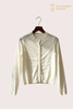 100% Merino Wool Long Sleeve Collared Top, 18GG PV2691