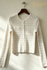 100% Cashmere Cable Knit Crew Neck Pullover, 16GG S6603