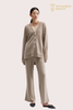 Premium Women's 100% Cashmere Button-Front Cardigan | OEM Knitwear Manufacturer