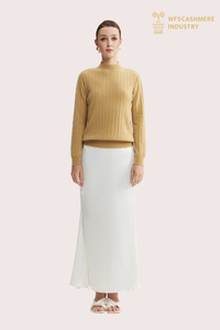 Seamless Ribbed Cashmere Jumper | 3D Knit Base Layer OEM