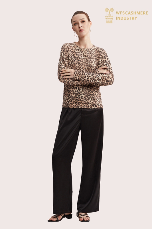 Custom Tie-Dye Leopard Print Jumper | Advanced Dyeing OEM