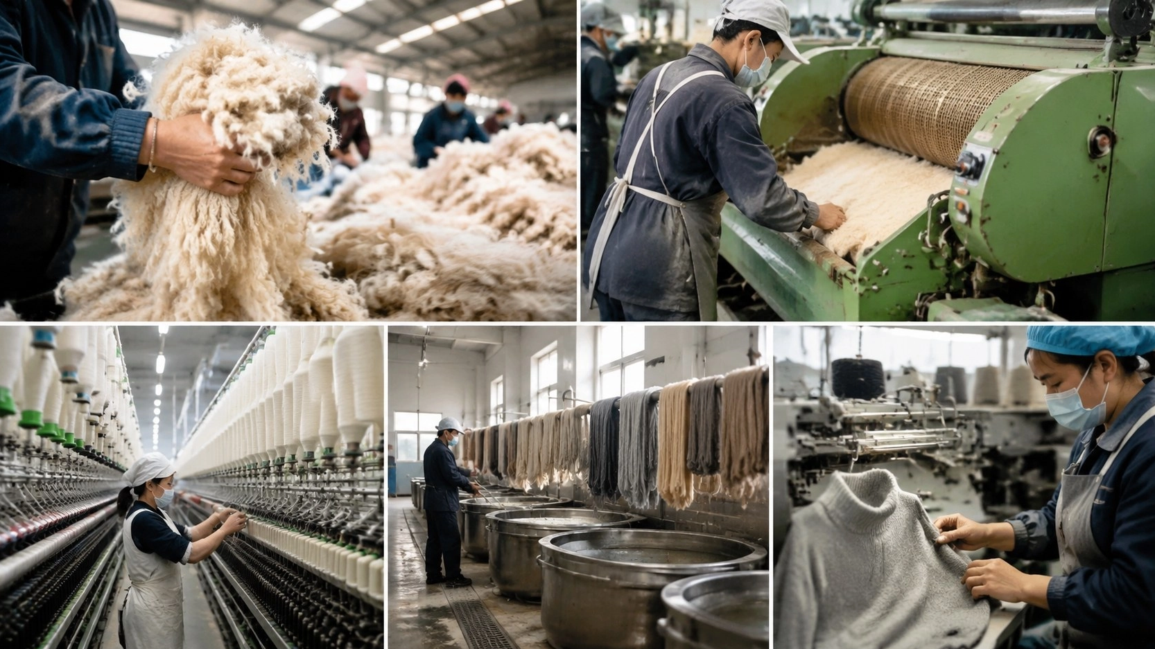 Guide to Cashmere Sweater Manufacturing: From Yarn to Finished Product