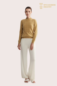 Seamless 3D Knit Cashmere Mesh Sweater | Advanced OEM