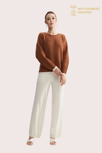 Premium 5-Gauge Cashmere Crewneck | Core Knitwear OEM