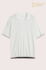 Premium Men's 16GG Pure Cotton V-Neck Polo