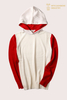 Premium Contrast Color Cashmere Hoodie | Luxury Loungewear OEM