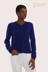 Premium 16GG Ultra-Fine Cable Cashmere Cardigan | Luxury OEM Knitwear Manufacturer