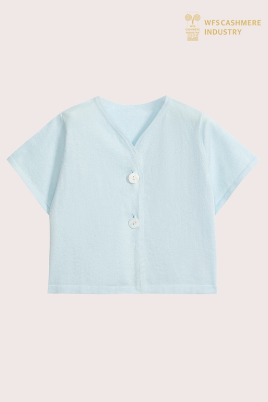 Kid's Premium Short Sleeve Cardigan with Two Buttons | Summer Bolero OEM Manufacturer