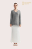 Chunky V-Neck Cashmere & RWS Wool Blend Pullover | Sustainable OEM