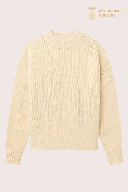 Premium Women's Chunky Cashmere Sweater | Heavyweight Knitwear OEM