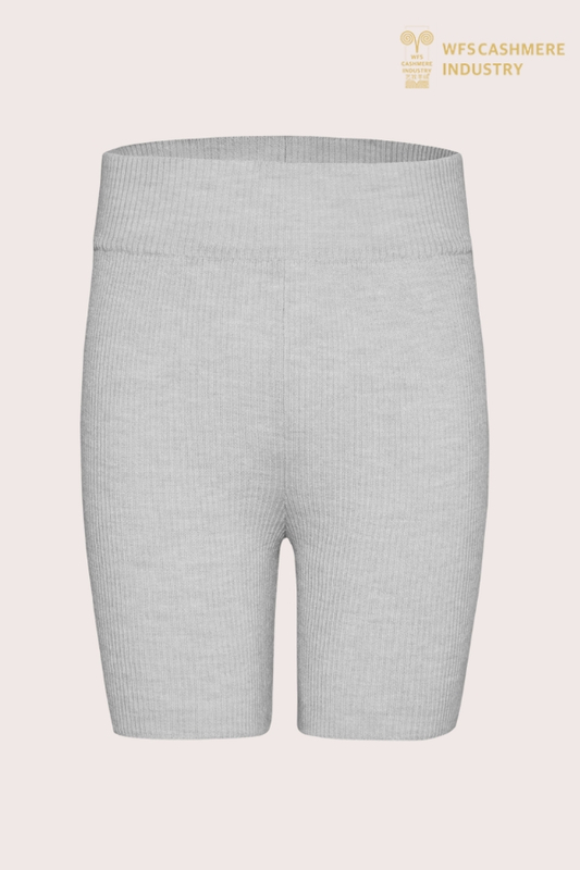 Women's Pure Cashmere Knit Shorts | Luxury Loungewear OEM Manufacturer
