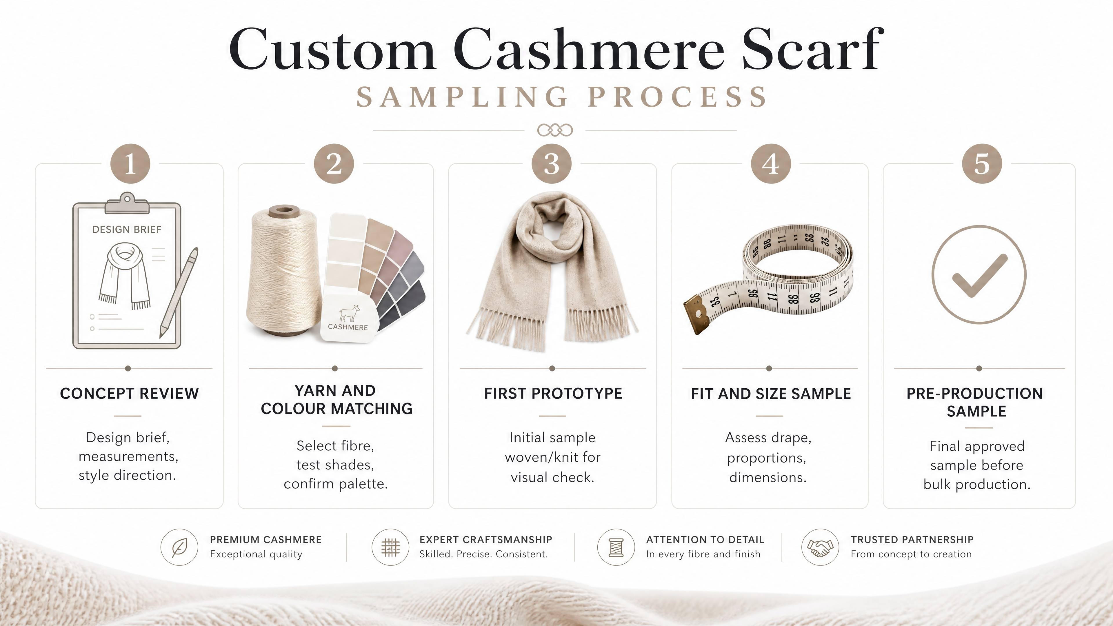 100% Cashmere Scarf Sourcing Guide for Premium Brands