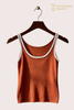 100% Cashmere Wide Strap Camisole, 18GG S2701