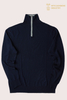 Premium Men's 16GG Ultrafine Merino Quarter-Zip Pullover